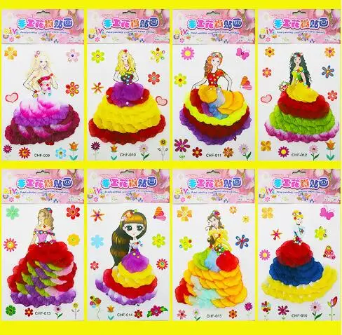 Детские цветы ручная роспись DIY креативные декоративные игрушки Merlot