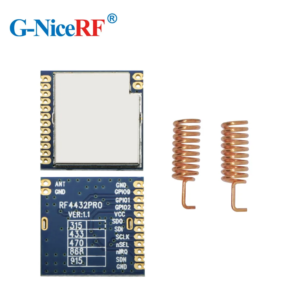 2 шт./лот 100 дБм чувствительность 915 МВт Si4432 RF чип RF4432PRO МГц Радиомодуль|lot lot|chip