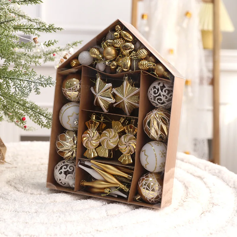 

Набор рождественских украшений в стиле Ins, подвесные шарики для новогодней елки, подвесные елочные украшения, Рождественский Декор, подарок...