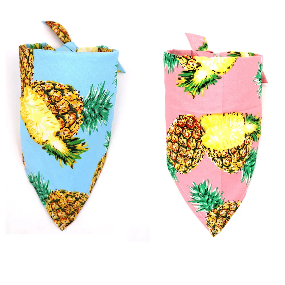 Собака Одежда для купания Большие Ошейники шарф бандана животных собак хлопок