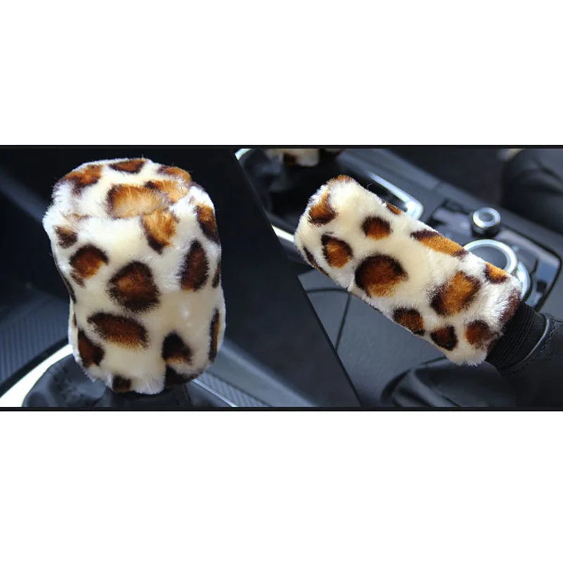 

3pcs Steering wheel cover Set Universal Accessories Handbrake Portable