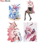 Автомобильная наклейка на лобовое стекло Three Ratels FC926 Yae Sakura Honkai Impact 3 Аниме Girl Pvc фигурка-стикер