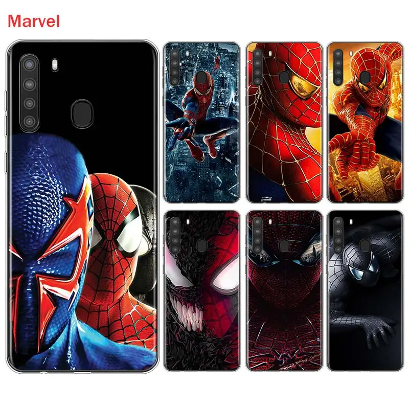 

Silicone Cover Cool Spider Man For Samsung Galaxy A01 A11 A12 A22 A21S A31 A41 A42 A51 A71 A32 A52 A72 Phone Case