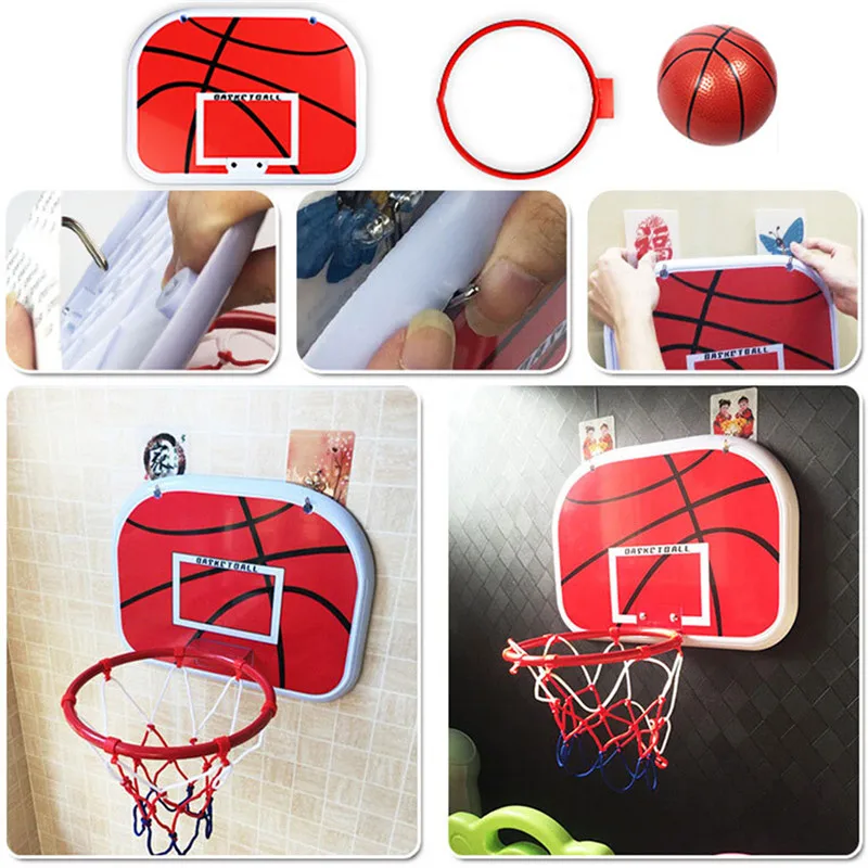

Mini Basketball Hoop Indoor Basket Ball For Door Basketball Board Family Basket Children Game Basketball Toy Set Hanging