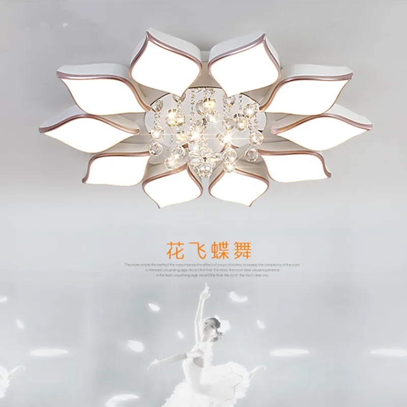 

Crystal Modern Led Ceiling Lights For Living Room Bedroom AC85-265V lustre lamparas de techo avize Crystal Ceiling Lamp Fixtures