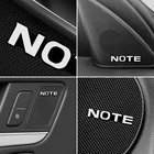 10 шт. 3D алюминиевый динамик стерео динамик значок эмблема наклейка для Nissan NOTE E11 E12 аксессуары
