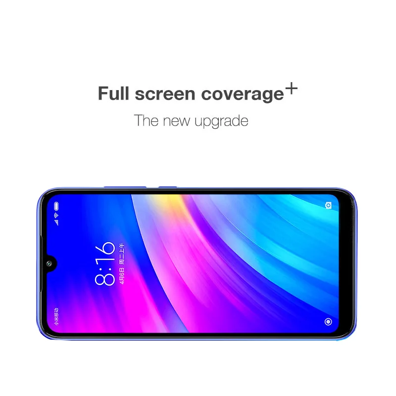 2pcs/lot Tempered Glass For Xiaomi Redmi 7 Screen Protector Protective Safety Film Redmi7 | Мобильные телефоны и