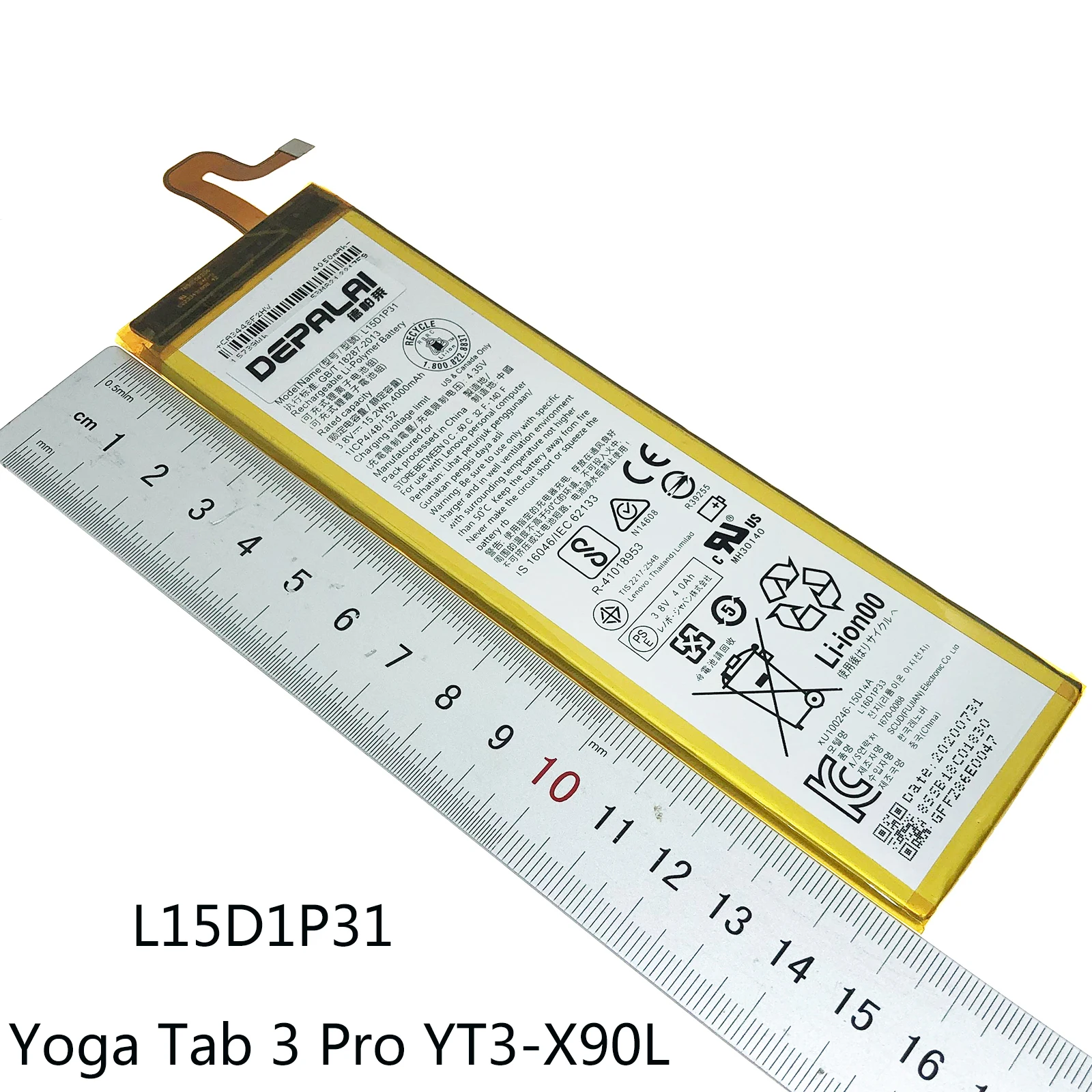 Аккумулятор для планшетов Lenovo Tab 2 TAB2 A10-70F-70L-70LC TB2 X30L TB2-X30F TB2-X30M Yoga 3 Pro YT3-X90L L14D2P31 L15D1P31