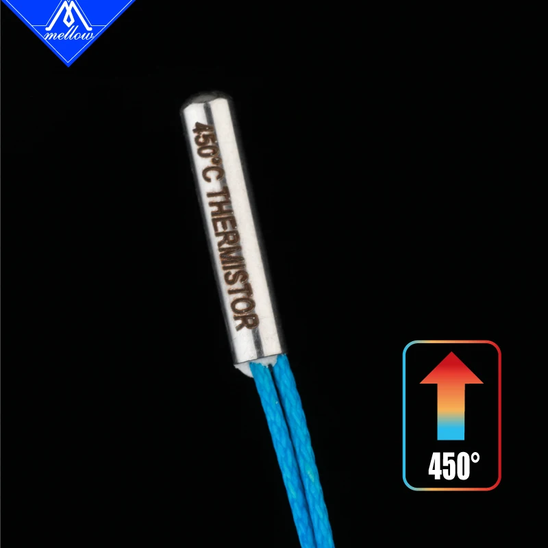 

Mellow 3D Printer Parts NF High Temperature Thermistor Cartridge 450C For Ender 3 E3D V6 Volcano Mosmax NF-Crazy Heater Block