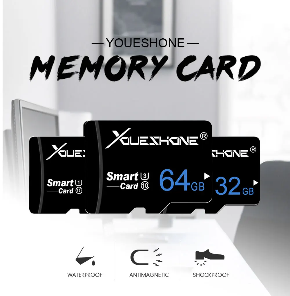Карта micro sd класса 10, 8 ГБ, 16 ГБ, 32 ГБ, карта micro sd, 64 ГБ, 128 ГБ, карта памяти microsd, карта памяти sd, карта памяти