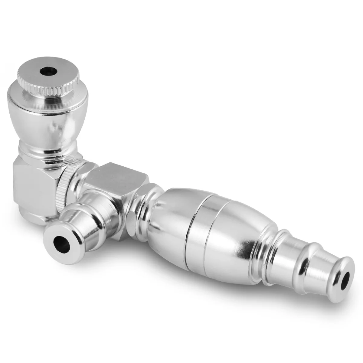 Formax420 Small Pocket Aluminum Smoking Pipe 8 Parts Tobacco Hand Pipes Random Color | Дом и сад