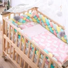 Детский бампер для кроватки, бамперы для кроватки 2 м, Манеж ручной работы на детскую кроватку, длинные бамперы для младенцев