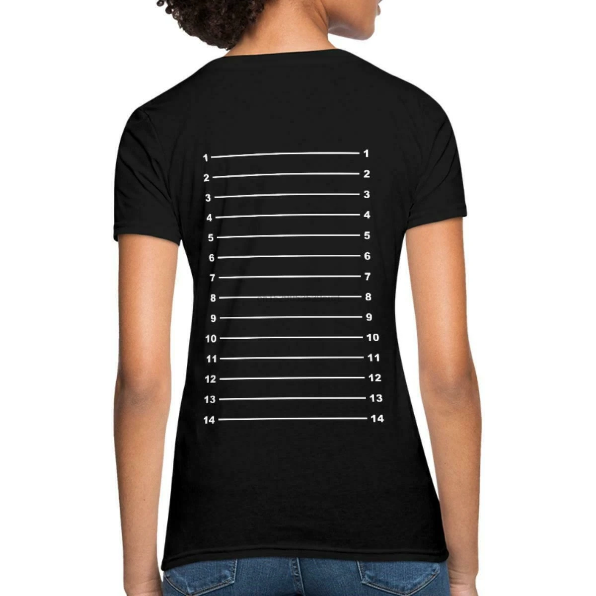 

Hair Length Check Growth Chart Women&#39S T-Shirt