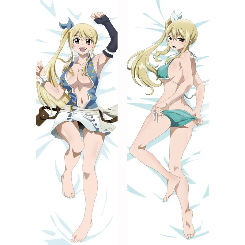 Аниме Fairy Tail Люси хартфилия Dakimakura подушка чехол постельное белье отаку
