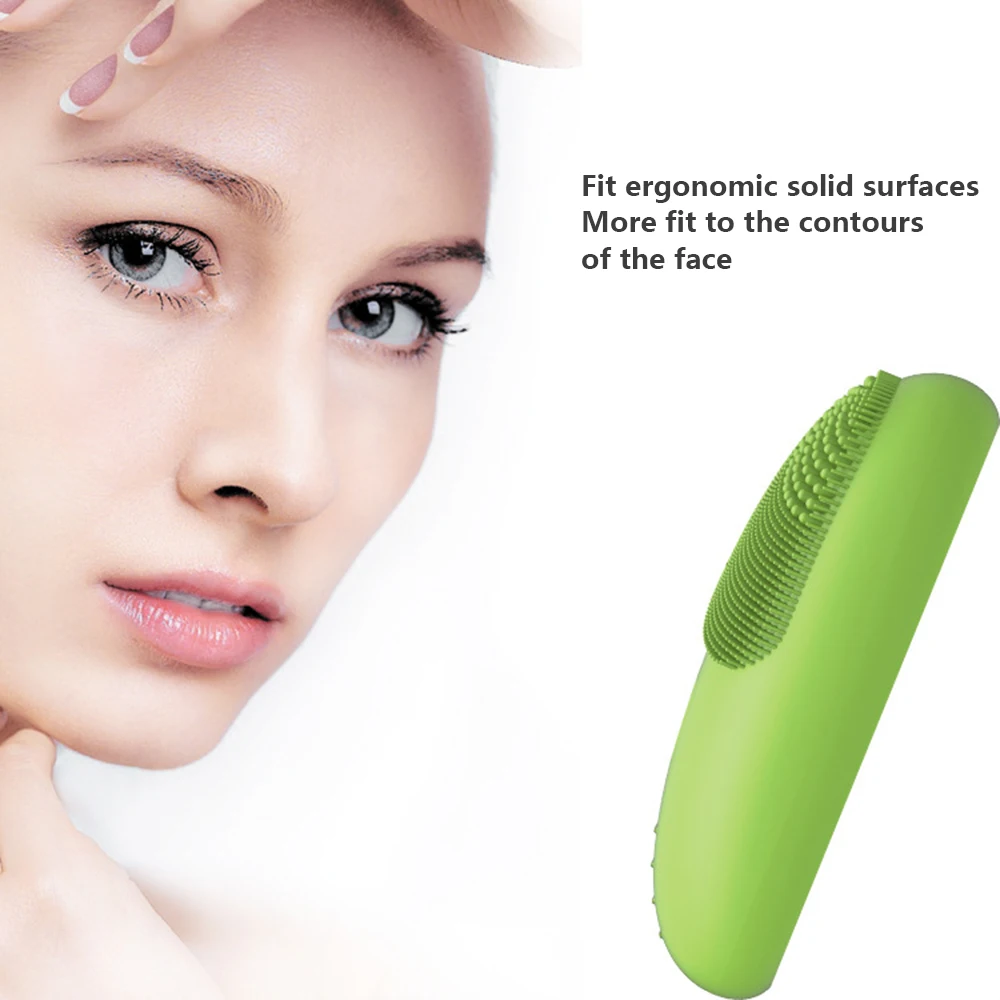 Очищающая щетка для лица электрическая звуковая вибрационная Массажная