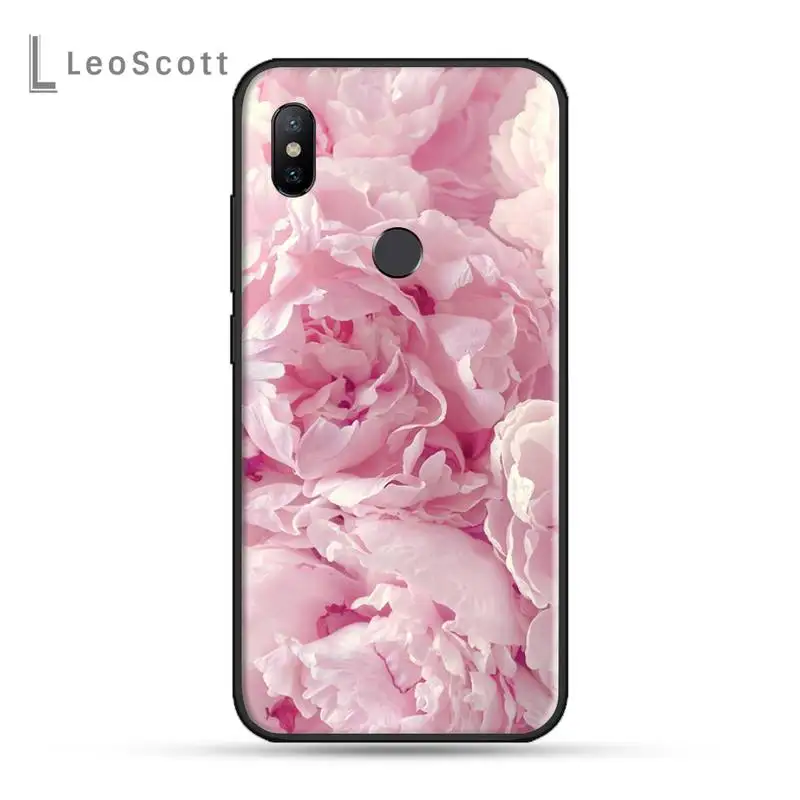 

Colorful Flower Rose Peony Phone Case For xiaomi Redmi 5 5A plus 7A 8 note 2 3 4 5 5A 6 7 GO K20 A2