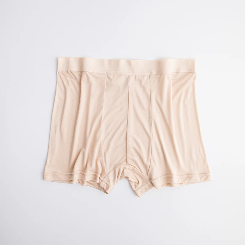 3 Pack Men's 100% real silk thin type boxers panties Underwear Lingerie Plus size L XL 2XL 3XL 1069