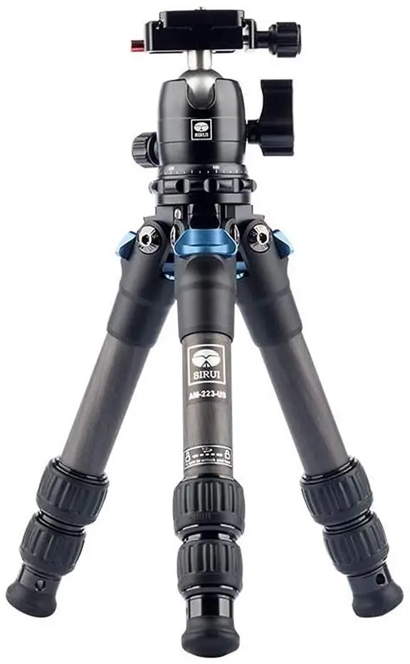 

SIRUI AM-223 Carbon Fiber Mini Tripod with B-00K Ball Head (Black)