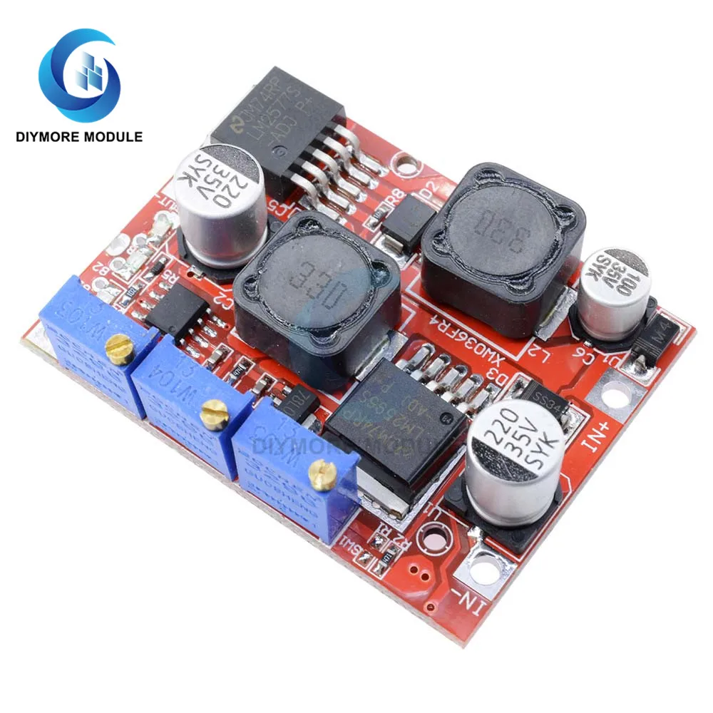 LM6019 LM2596S модуль преобразователя солнечной энергии DC-DC понижающий повышающий