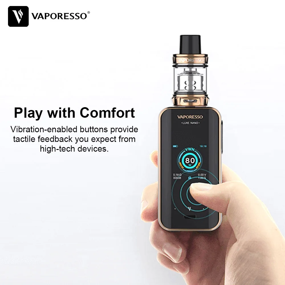 Оригинальная электронная сигарета Vaporesso Luxe Nano Kit вейп с аккумулятором 2500 мАч мини