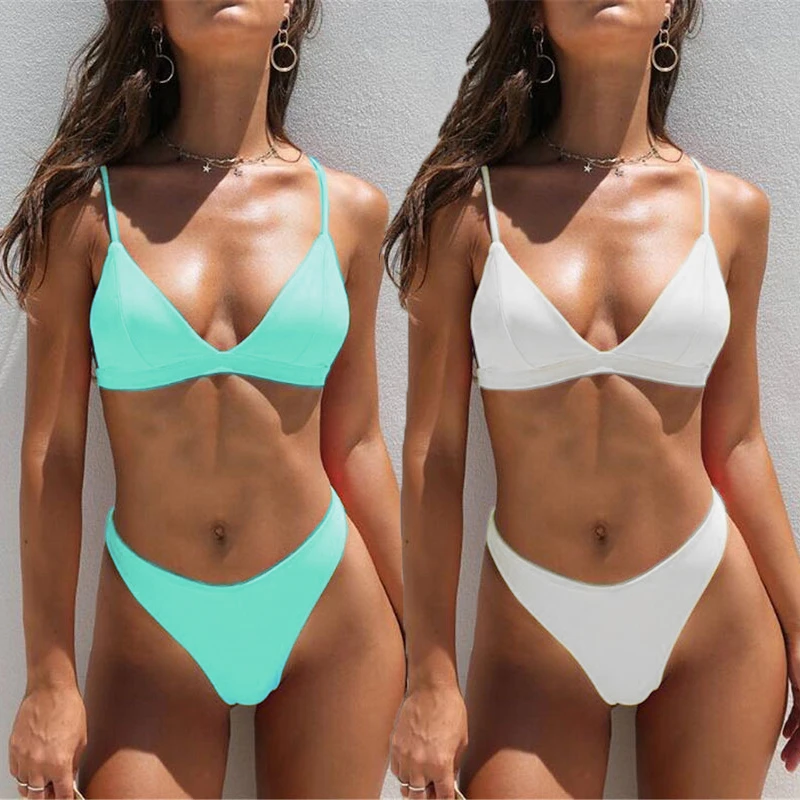 Бикини 2020 женский купальник стринги женские купальные костюмы с высокой талией