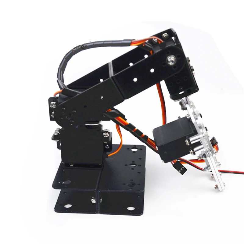 Aluminum Alloy Arduino 4 Dof Robot Arm With Claw Gripper Manipulator Servo Bracket Mechanical DIY Unassembled | Игрушки и хобби