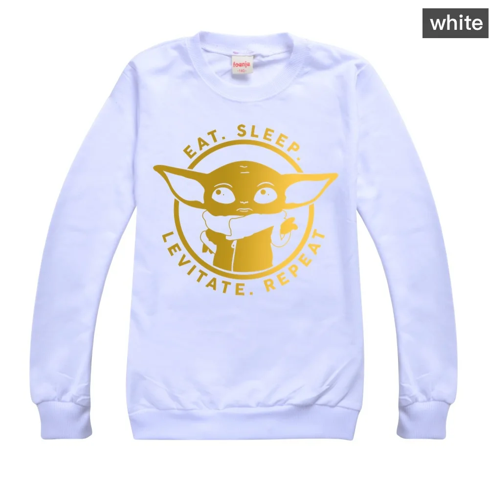 

Baby Yoda The Mandalorian Fashion Cool Tee Kids Sweatshirt Top Long Sleeve T-shirt Clothes Teen Boys Clothing Children Clothe
