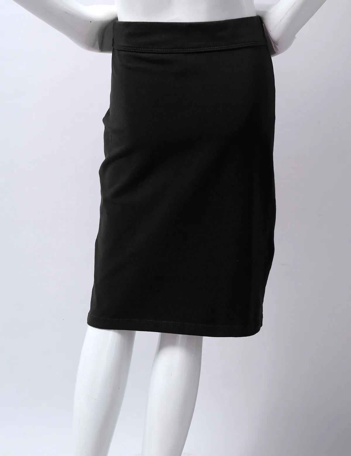 Юбка карандаш для маленьких девочек легкая эластичная юбка до колена эластичный