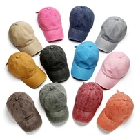 sleckont high quality cotton baseball cap for men and women fashion retro snapback hat unisex caps adjustable washed wholesale