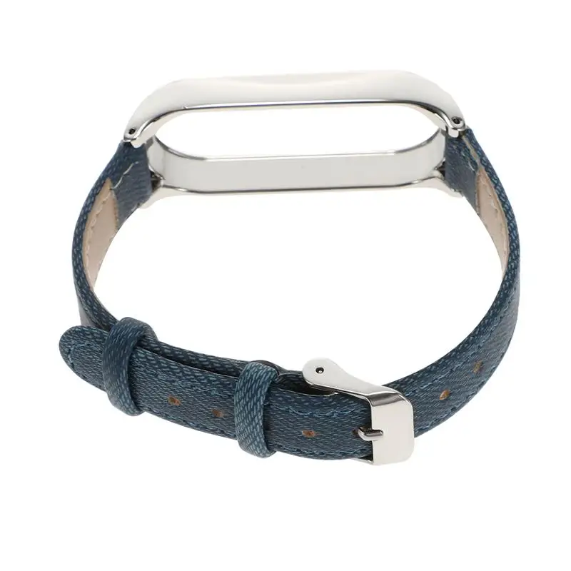 1 Pc Delicate Watch Straps Leather Watch Wrist Band Compatible for Xiaomi Bands 5/6
