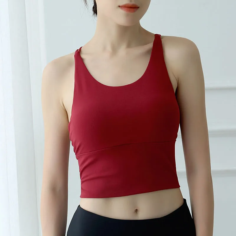 Женские спортивные бюстгальтеры для фитнеса йоги бега пробежек тренажерного