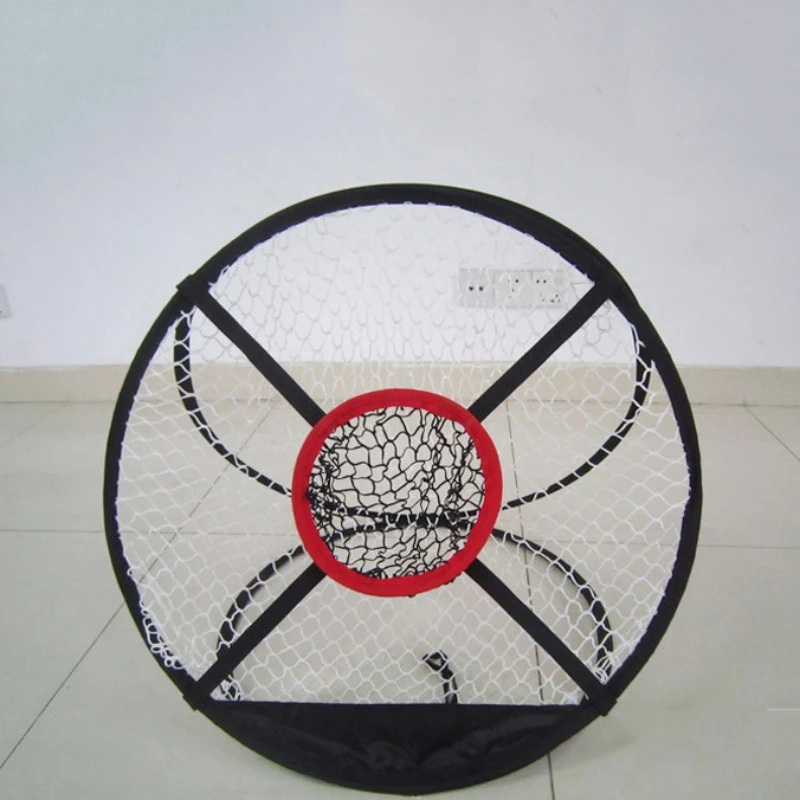 

Foldable Golf Pitching Cages Mats Training Supplies Outdoor Golf Target Ring Collapsible Chipping Net