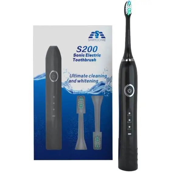 

S200 ultrasonic toothbrush rechargeable battery IPX7 Waterproof 3 models tooth brush electric oral hygiene
