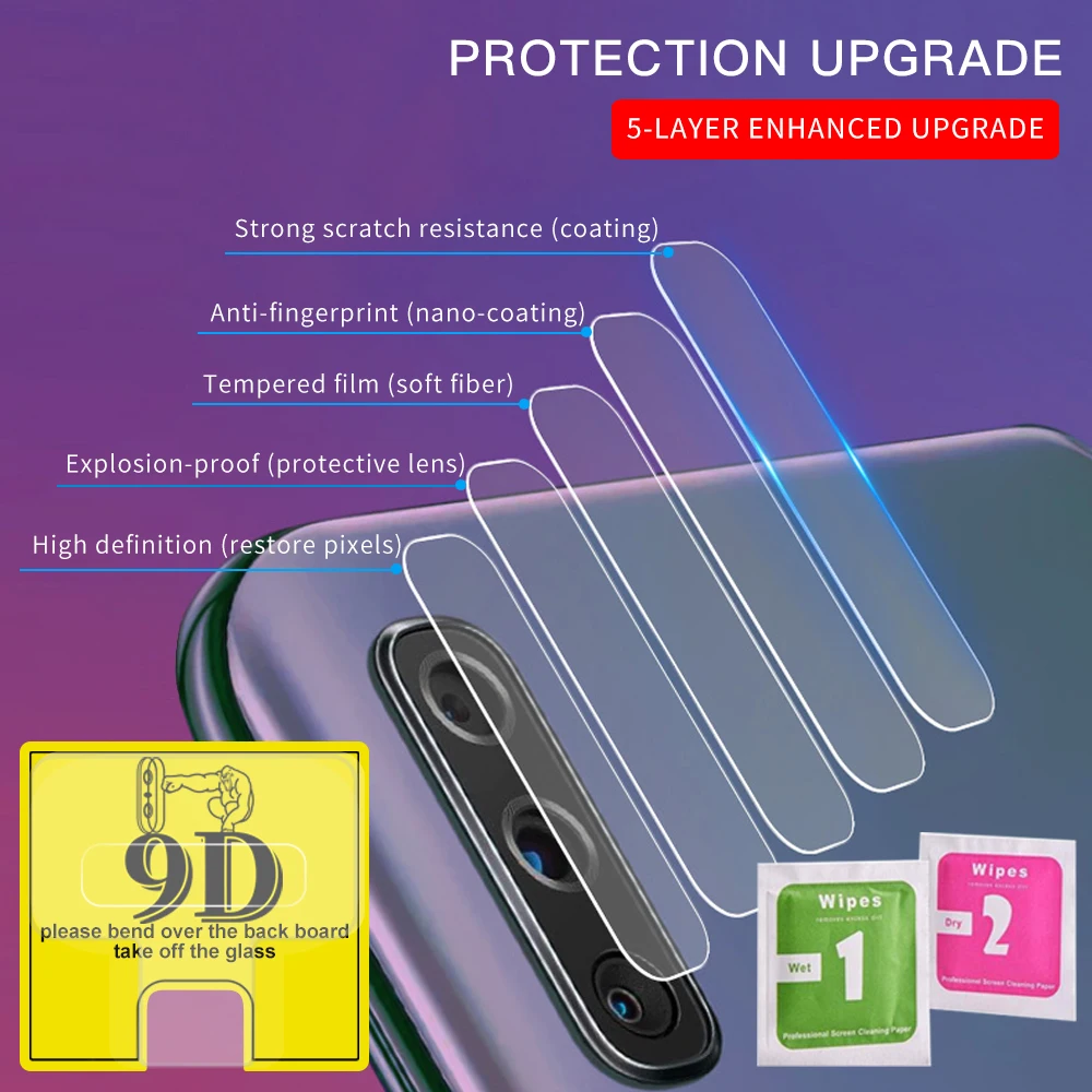 9D камера Len закаленная пленка задняя Стекло Закаленное стекло протектор экрана