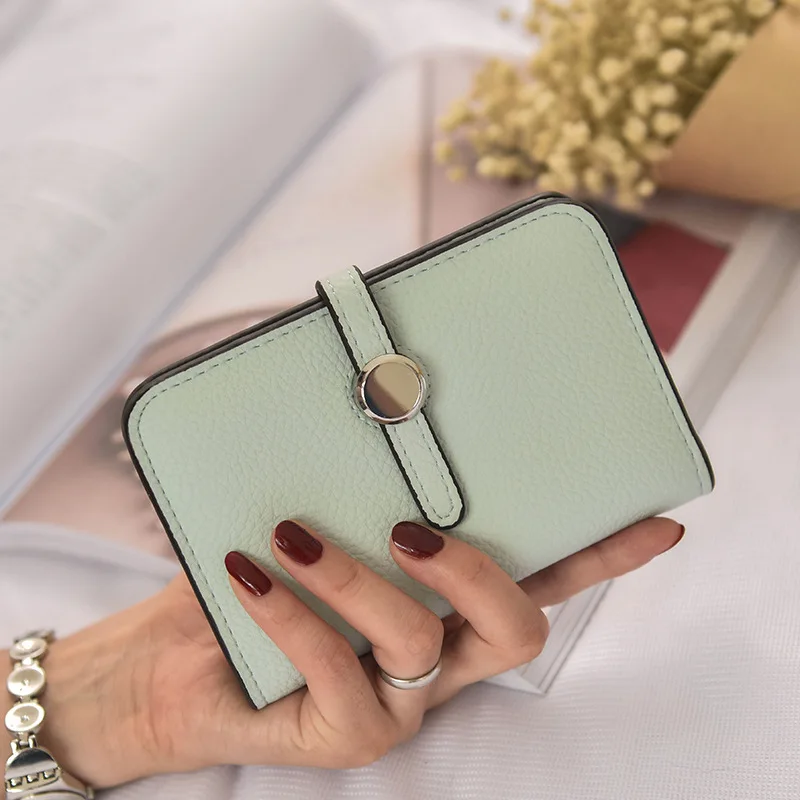 Простой кошелек CASMOR женский клатч кошельки высококачественный кожаный