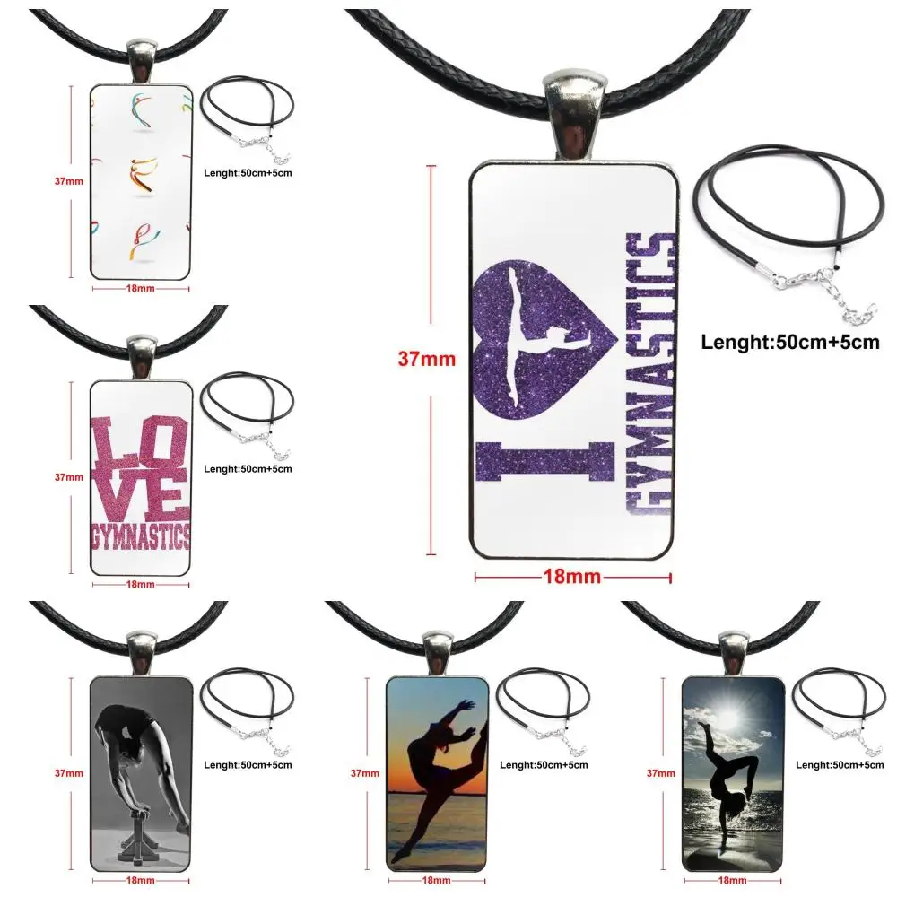 Для женщин Рождественский подарок гимнастики Винтаж ювелирные изделия Сталь