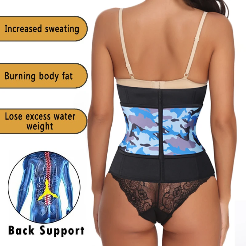 Тренировочный пояс для талии NINGMI Женский неопреновый корректирующий похудения с