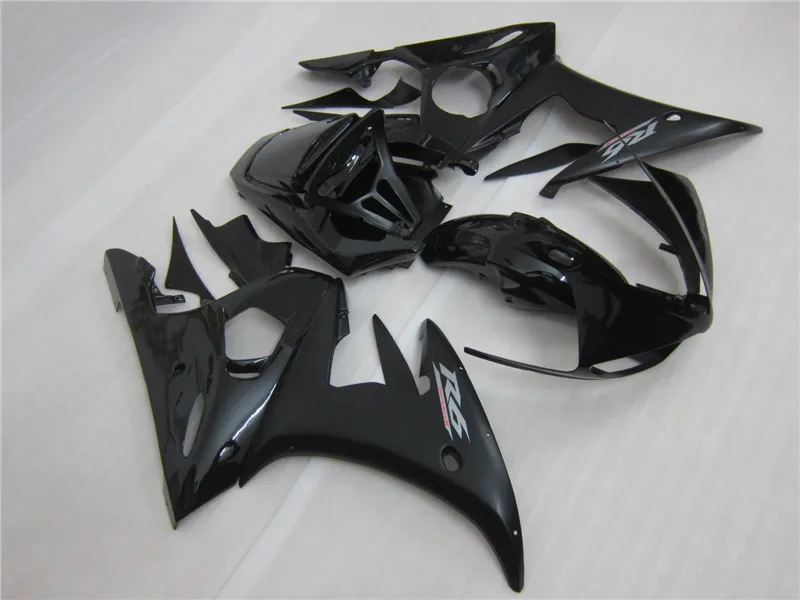 Черный(gloosy/matte) части тела R6 для YAMAHA r6 Обтекатели наборы 03 04 05 YZF R6 2003 2004 2005 пользовательские Обтекатели наборы+ 7 подарков