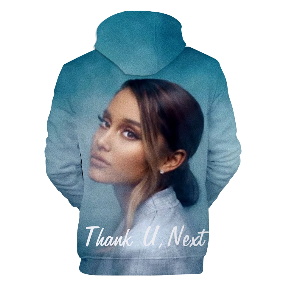New Fashion Beautiful Ariana Grande 3D Hoodies Women/Men Ariana Grande Spring Autumn Casual 3D Harajuku Girl's Hoodies Tops