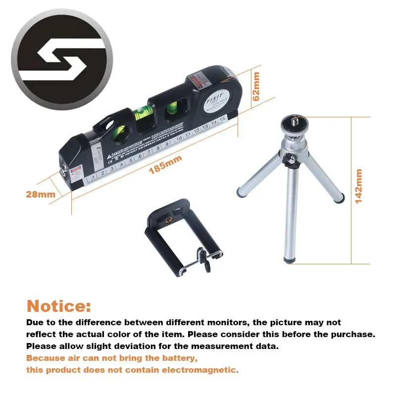 Многофункциональный лазерный нивелир четырехполосный уровень Stringer - купить по