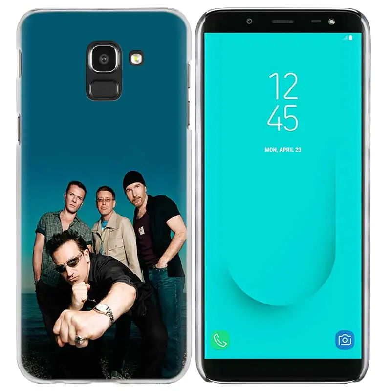 U2 Боно край чехол для samsung Galaxy A50 A80 A70 A60 A40 A30 A20 A20e A10 A9 A7 A6 Note 8, 9, 10, плюс 5G Funda Капа