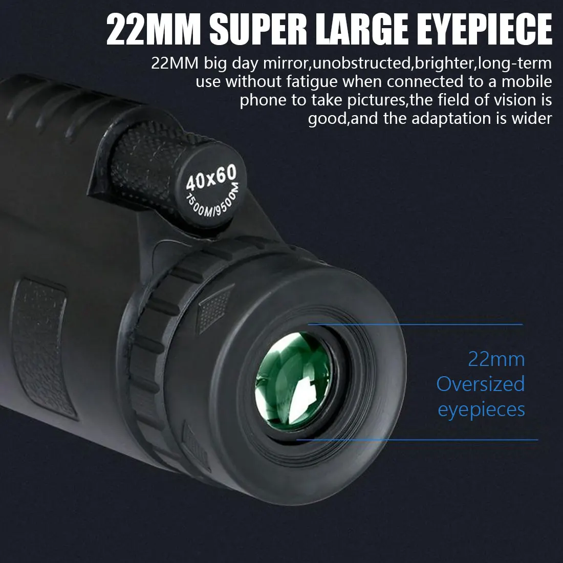 

40x60 High Quality Spotting Telescope Plastic Telescope Sight Mobile Phone Telescope Military Great Handheld Outdoor