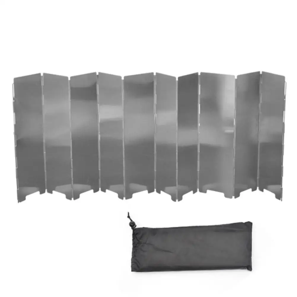 Ветрозащитный экран для газовой плиты 10 тарелок складная ветрозащитная плита