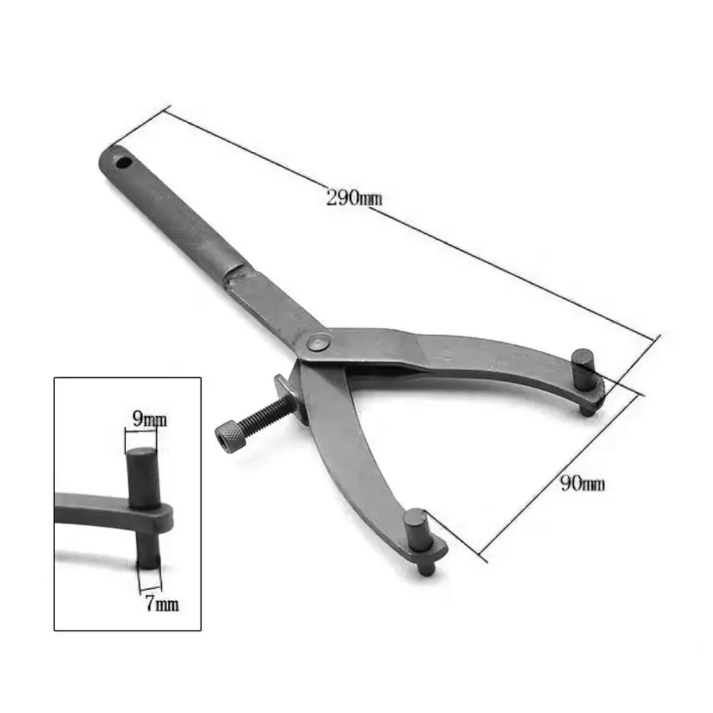 

Wrench Flywheel Clutch Holder Remover Puller Adjustable Motorcycle ATV Scooter Spanner Durable Y-type Repairing Tools