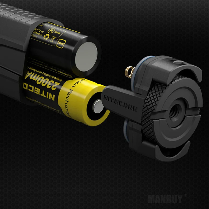 Портативный фонарик NITECORE EC4GT 1000 люмен для охоты кемпинга без аккумулятора|hunting