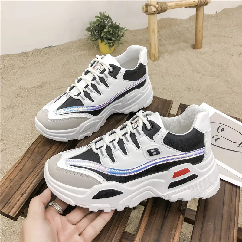 2020 новые массивные кроссовки женские модные удобные повседневные туфли на