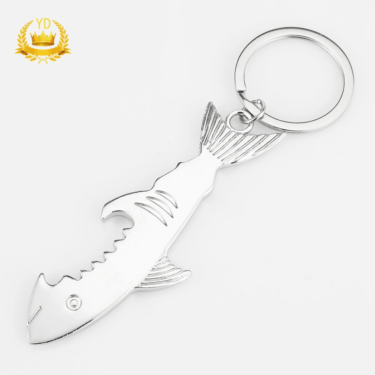 1 шт. креативный открывалка для бутылок из нержавеющей стали в форме акулы