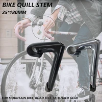 1pc chrome handlebar stem quill 25 4mm bike cycle traditional vintage bicycle aluminum alloy cycling bicycle parts accessories