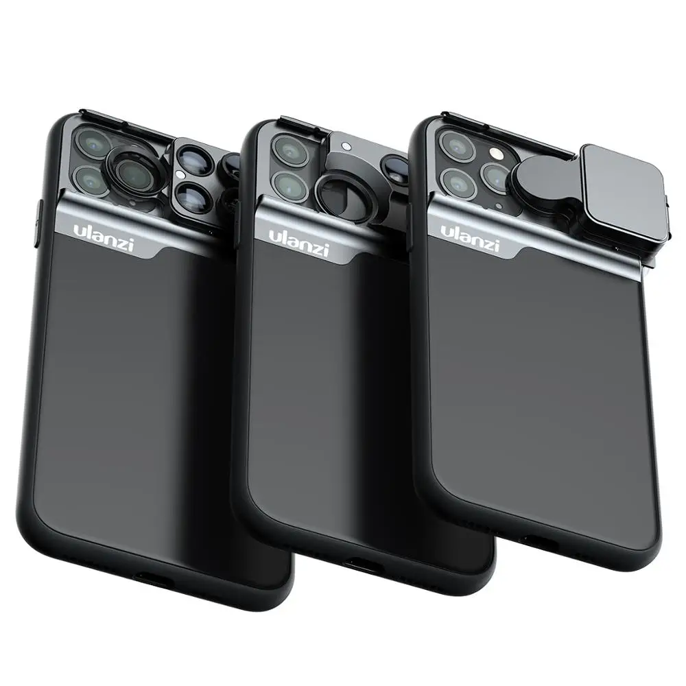 

Ulanzi U-Lens многофункциональный объектив для Iphone11 серии рыбий глаз Macro TelePhoto CPL фильтр 5 в 1 объектив Iphone комплект внешних линз