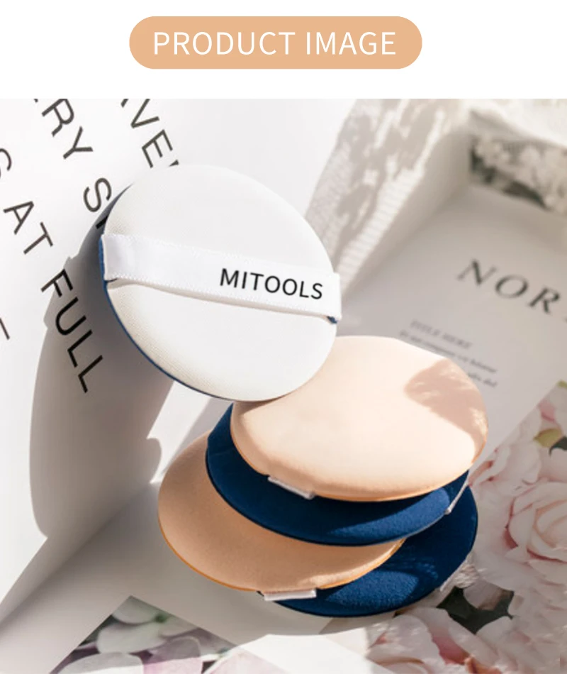 MITOOLS, 2 шт./лот, воздушная подушка, пуховая пудра, губка для макияжа, для BB CC, крем, контур, для лица, гладкая, влажная, сухая, макияж, инструменты для красоты, подарок
